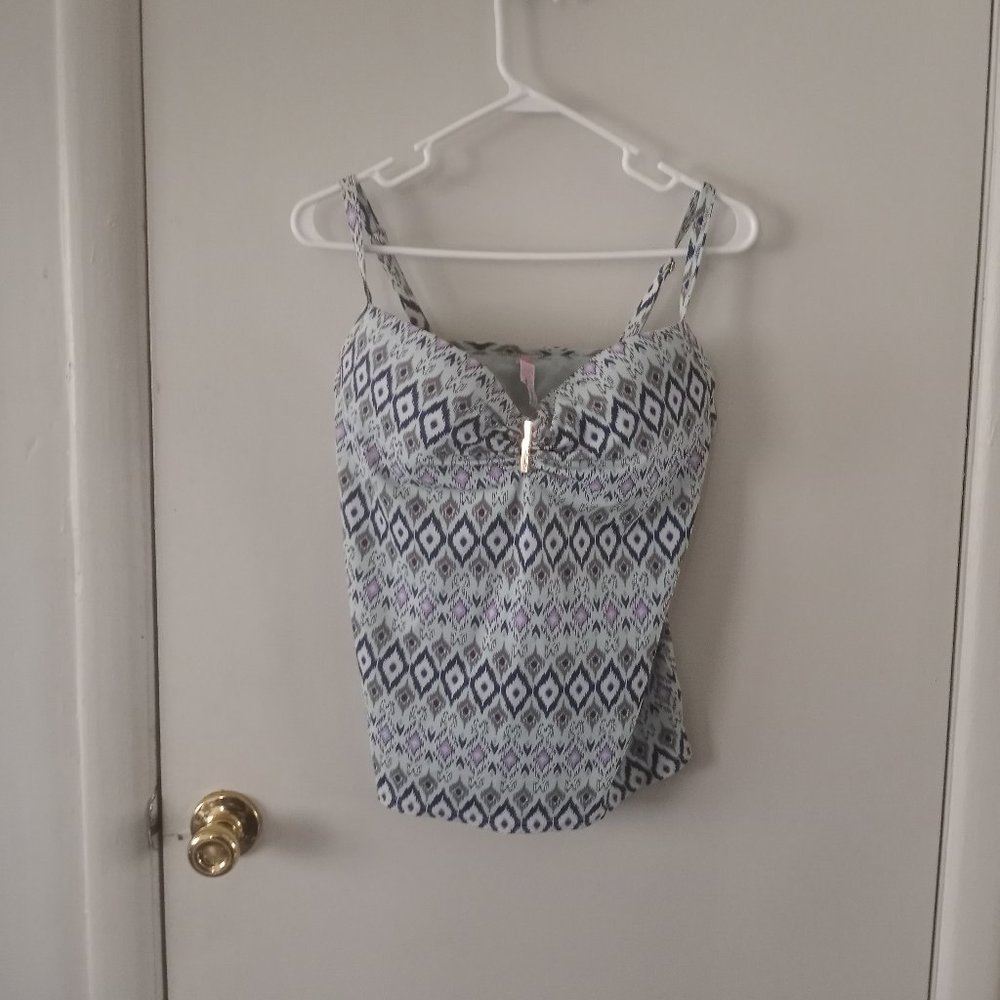 Victoria's Secret Tankini Pattern Swim Top